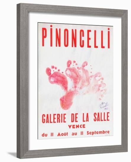 Expo Galerie de la Salle Vence 3-Pierre Pinoncelli-Framed Limited Edition