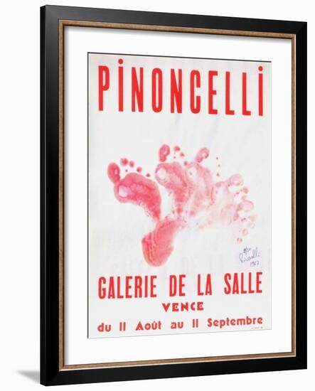 Expo Galerie de la Salle Vence 3-Pierre Pinoncelli-Framed Limited Edition