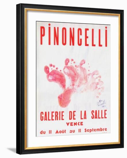 Expo Galerie de la Salle Vence 3-Pierre Pinoncelli-Framed Limited Edition