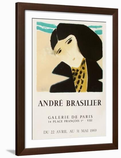 Expo Galerie De Paris-Andre Brasilier-Framed Collectable Print