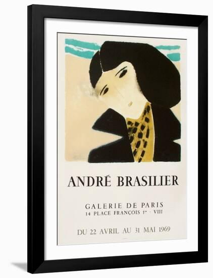 Expo Galerie De Paris-Andre Brasilier-Framed Collectable Print