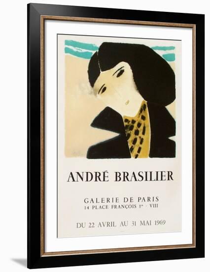 Expo Galerie De Paris-Andre Brasilier-Framed Collectable Print