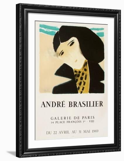 Expo Galerie De Paris-Andre Brasilier-Framed Collectable Print