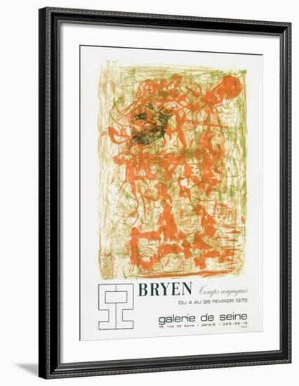 Expo Galerie De Seine-Camille Bryen-Framed Collectable Print