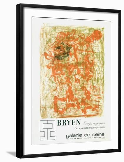 Expo Galerie De Seine-Camille Bryen-Framed Collectable Print