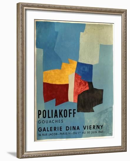 Expo Galerie Dina Vierny-Serge Poliakoff-Framed Premium Edition