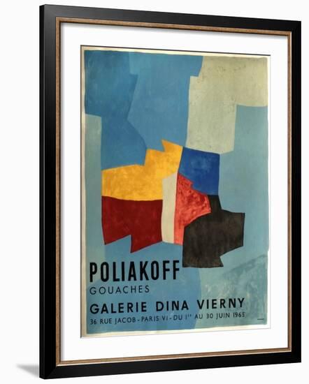 Expo Galerie Dina Vierny-Serge Poliakoff-Framed Premium Edition