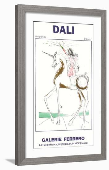Expo Galerie Ferrero 2-Salvador Dalí-Framed Art Print