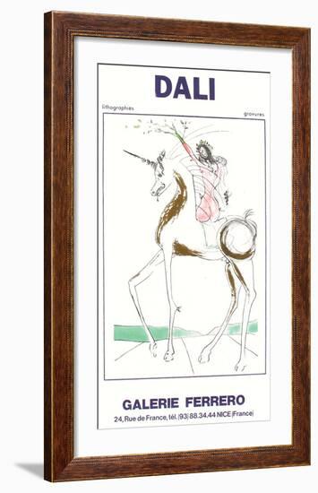 Expo Galerie Ferrero 2-Salvador Dalí-Framed Art Print