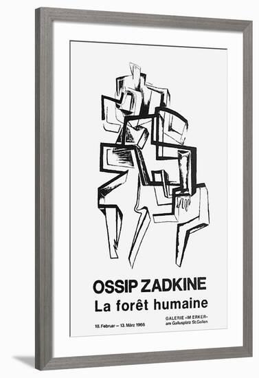 Expo Galerie Im Erker La Forêt Humaine-Ossip Zadkine-Framed Collectable Print