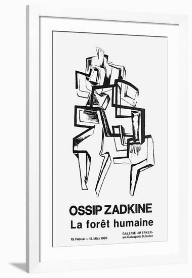 Expo Galerie Im Erker La Forêt Humaine-Ossip Zadkine-Framed Collectable Print