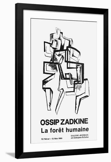 Expo Galerie Im Erker La Forêt Humaine-Ossip Zadkine-Framed Collectable Print