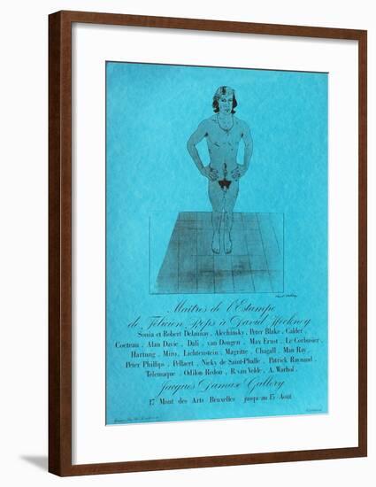 Expo Galerie Jacques Damase-David Hockney-Framed Art Print