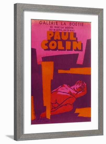 Expo Galerie La Boétie-Paul Colin-Framed Premium Edition