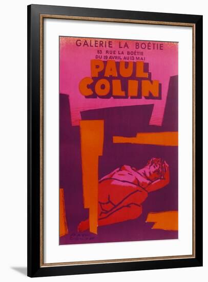 Expo Galerie La Boétie-Paul Colin-Framed Premium Edition