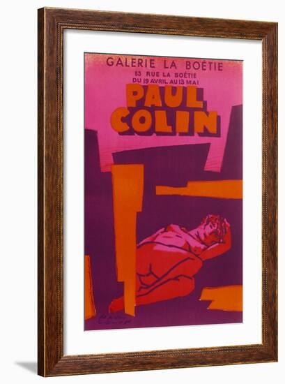 Expo Galerie La Boétie-Paul Colin-Framed Premium Edition