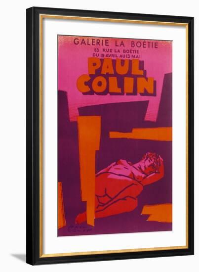 Expo Galerie La Boétie-Paul Colin-Framed Premium Edition