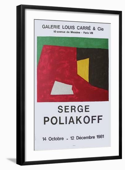 Expo Galerie Louis Carré-Serge Poliakoff-Framed Collectable Print