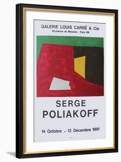 Expo Galerie Louis Carré-Serge Poliakoff-Framed Collectable Print