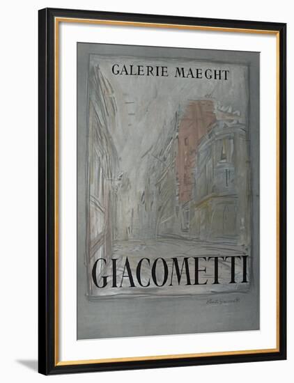 Expo Galerie Maeght 54-Alberto Giacometti-Framed Collectable Print