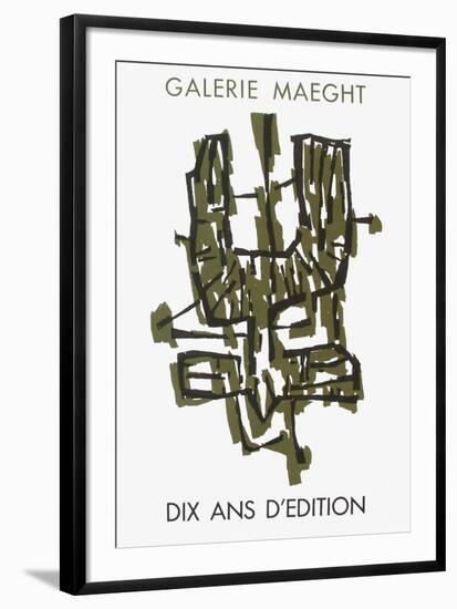 Expo Galerie Maeght 56-Raoul Ubac-Framed Collectable Print