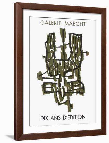 Expo Galerie Maeght 56-Raoul Ubac-Framed Collectable Print