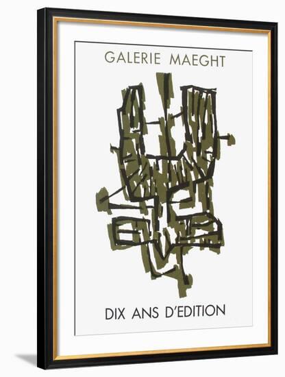 Expo Galerie Maeght 56-Raoul Ubac-Framed Collectable Print
