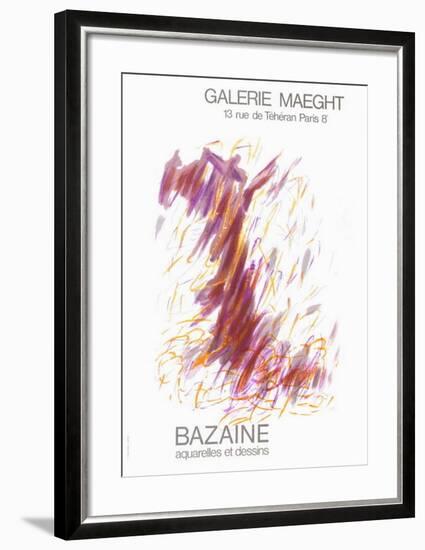 Expo Galerie Maeght 68-Jean Bazaine-Framed Collectable Print