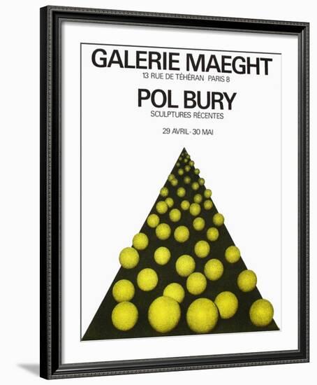 Expo Galerie Maeght 69-Pol Bury-Framed Collectable Print