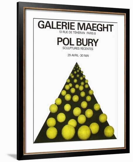 Expo Galerie Maeght 69-Pol Bury-Framed Collectable Print