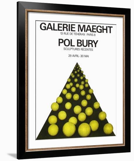 Expo Galerie Maeght 69-Pol Bury-Framed Collectable Print