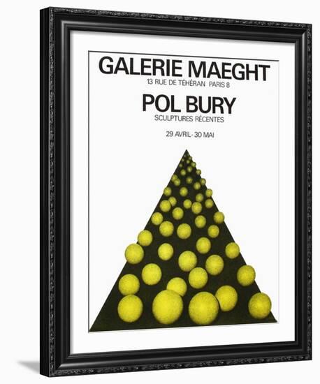 Expo Galerie Maeght 69-Pol Bury-Framed Collectable Print