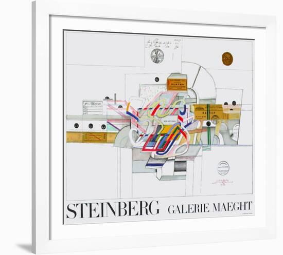 Expo Galerie Maeght 70-Saul Steinberg-Framed Collectable Print