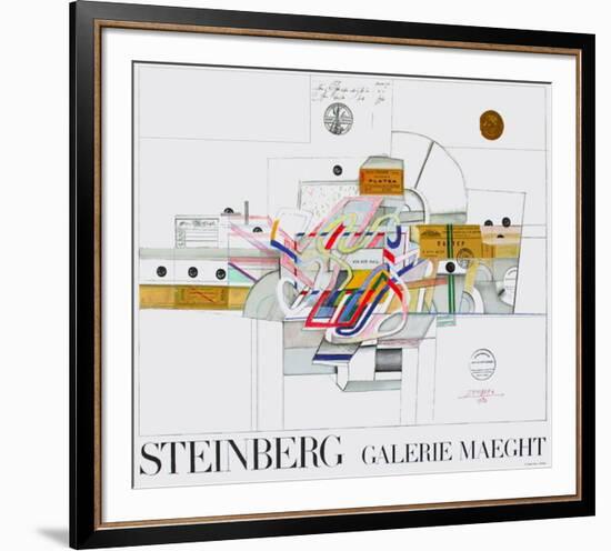 Expo Galerie Maeght 70-Saul Steinberg-Framed Collectable Print