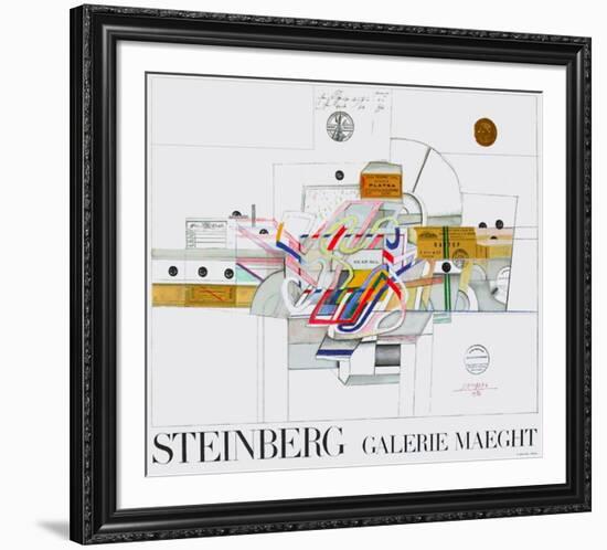 Expo Galerie Maeght 70-Saul Steinberg-Framed Collectable Print