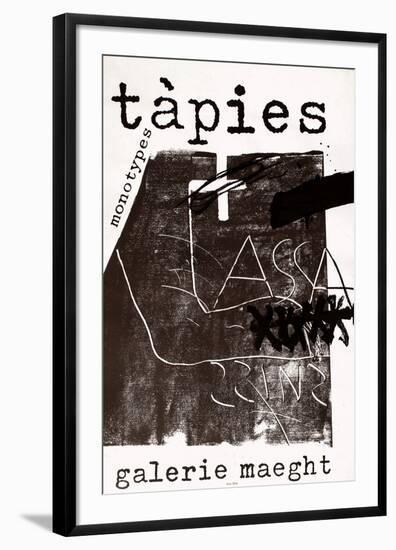 Expo Galerie Maeght 74-Antoni Tapies-Framed Collectable Print