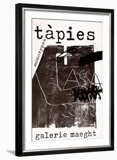 Expo Galerie Maeght 74-Antoni Tapies-Framed Collectable Print