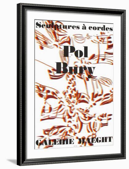 Expo Galerie Maeght 74-Pol Bury-Framed Collectable Print