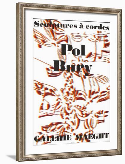 Expo Galerie Maeght 74-Pol Bury-Framed Collectable Print