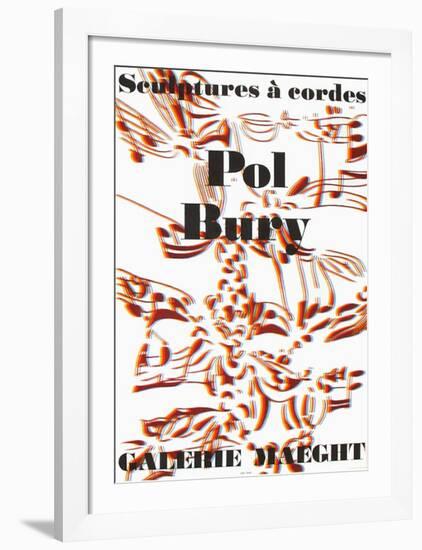 Expo Galerie Maeght 74-Pol Bury-Framed Collectable Print