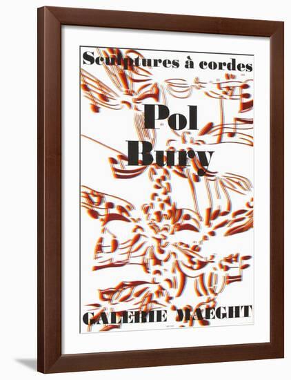 Expo Galerie Maeght 74-Pol Bury-Framed Collectable Print