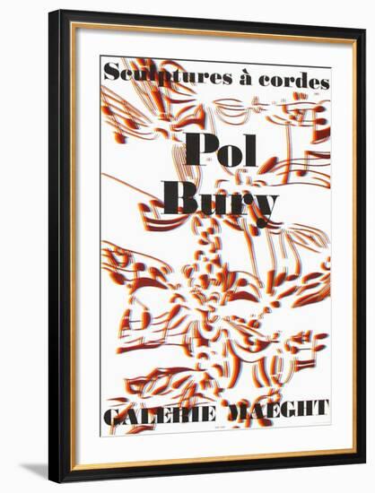 Expo Galerie Maeght 74-Pol Bury-Framed Collectable Print