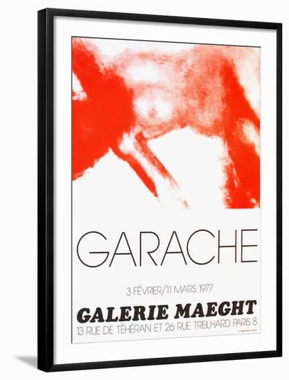 Expo Galerie Maeght 77-Claude Garache-Framed Collectable Print