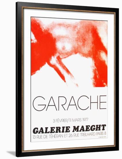 Expo Galerie Maeght 77-Claude Garache-Framed Collectable Print