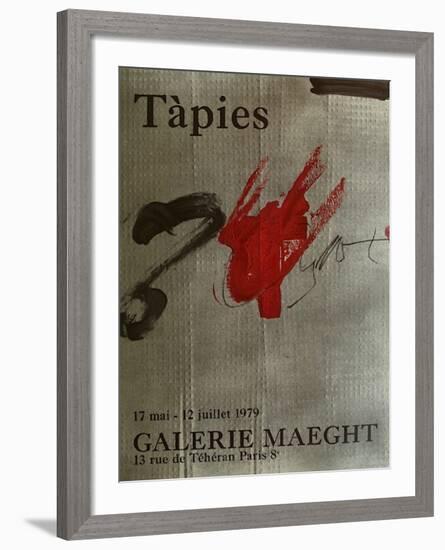 Expo Galerie Maeght 79-Antoni Tapies-Framed Collectable Print