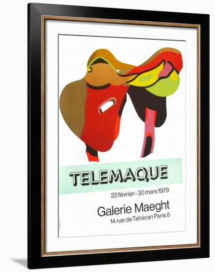 Expo Galerie Maeght 79-Herve Telemaque-Framed Collectable Print