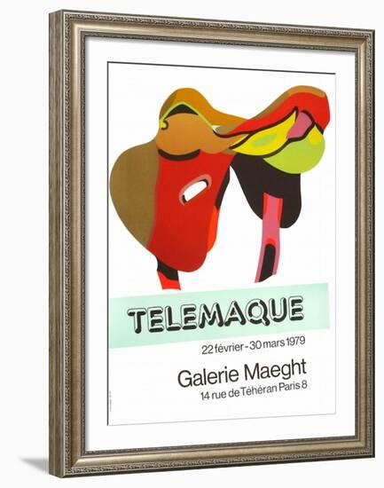 Expo Galerie Maeght 79-Herve Telemaque-Framed Collectable Print