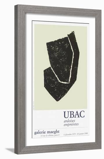 Expo Galerie Maeght 80-Raoul Ubac-Framed Collectable Print