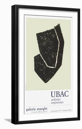 Expo Galerie Maeght 80-Raoul Ubac-Framed Collectable Print