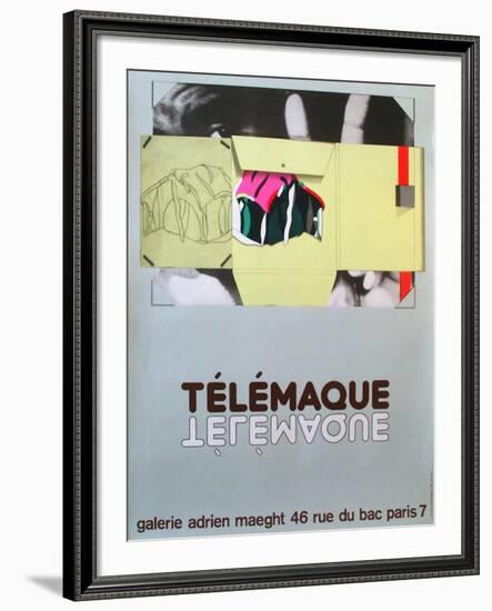 Expo Galerie Maeght 81-Herve Telemaque-Framed Collectable Print